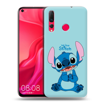 Силиконовый чехол на Huawei Nova 4 с принтом Лило и Стич