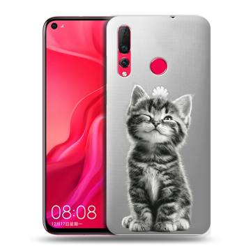 Силиконовый чехол на Huawei Nova 4 с принтом Котенок Силиконовый чехол на Huawei Nova 4 с принтом Котенок
