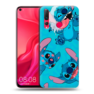 Силиконовый чехол на Huawei Nova 4 с принтом Лило и Стич