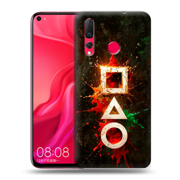 Силиконовый чехол на Huawei Nova 4 с принтом Squid Game Игра кальмара Силиконовый чехол на Huawei Nova 4 с принтом Squid Game Игра кальмара