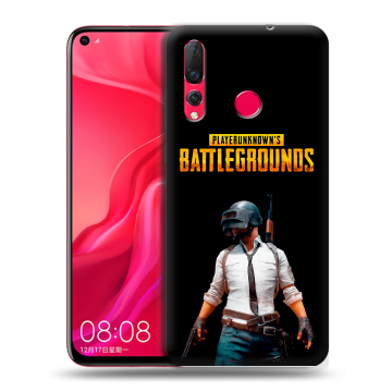 Силиконовый чехол на Huawei Nova 4 с принтом PUGB ПАГБ