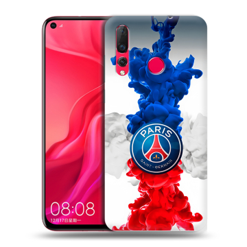 Силиконовый чехол на Huawei Nova 4 с принтом PSG ПСЖ