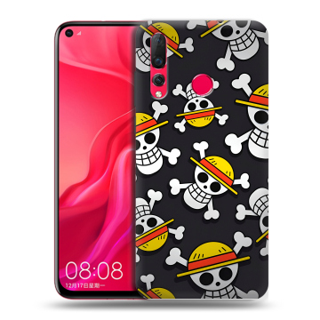 Силиконовый чехол на Huawei Nova 4 с принтом One Piece Ван Пис