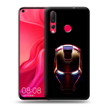Силиконовый чехол на Huawei Nova 4 с принтом IronMan Железный человек