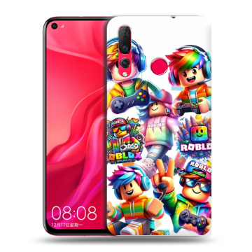 Силиконовый чехол на Huawei Nova 4 с принтом Roblox Роблокс Силиконовый чехол на Huawei Nova 4 с принтом Roblox Роблокс