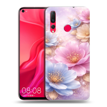 Силиконовый чехол на Huawei Nova 4 с принтом женский Силиконовый чехол на Huawei Nova 4 с принтом женский