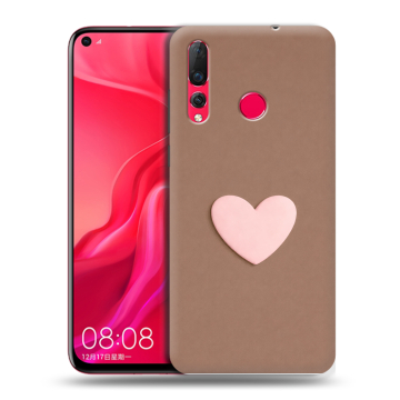 Силиконовый чехол на Huawei Nova 4 с принтом женский