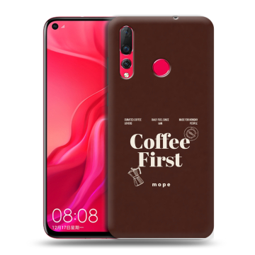 Силиконовый чехол на Huawei Nova 4 с принтом женский Силиконовый чехол на Huawei Nova 4 с принтом женский