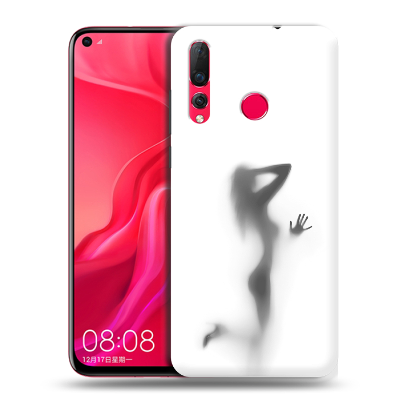 Силиконовый чехол на Huawei Nova 4 с принтом Силуэт Силиконовый чехол на Huawei Nova 4 с принтом Силуэт