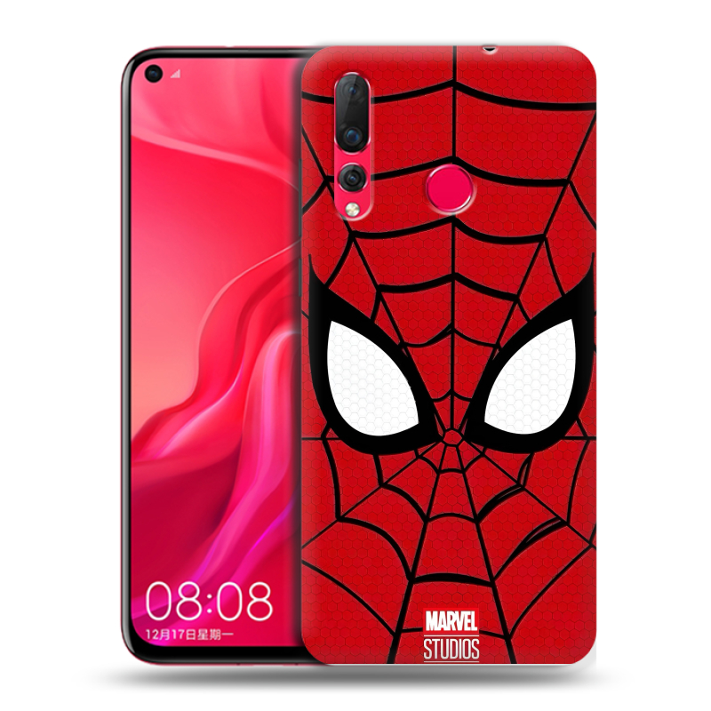 Силиконовый чехол на Huawei Nova 4 с принтом человек паук spiderman Силиконовый чехол на Huawei Nova 4 с принтом человек паук spiderman