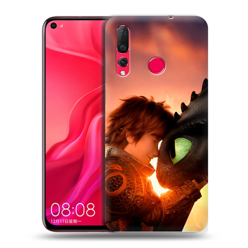 Силиконовый чехол на Huawei Nova 4 с принтом Как приручить дракона Силиконовый чехол на Huawei Nova 4 с принтом Как приручить дракона