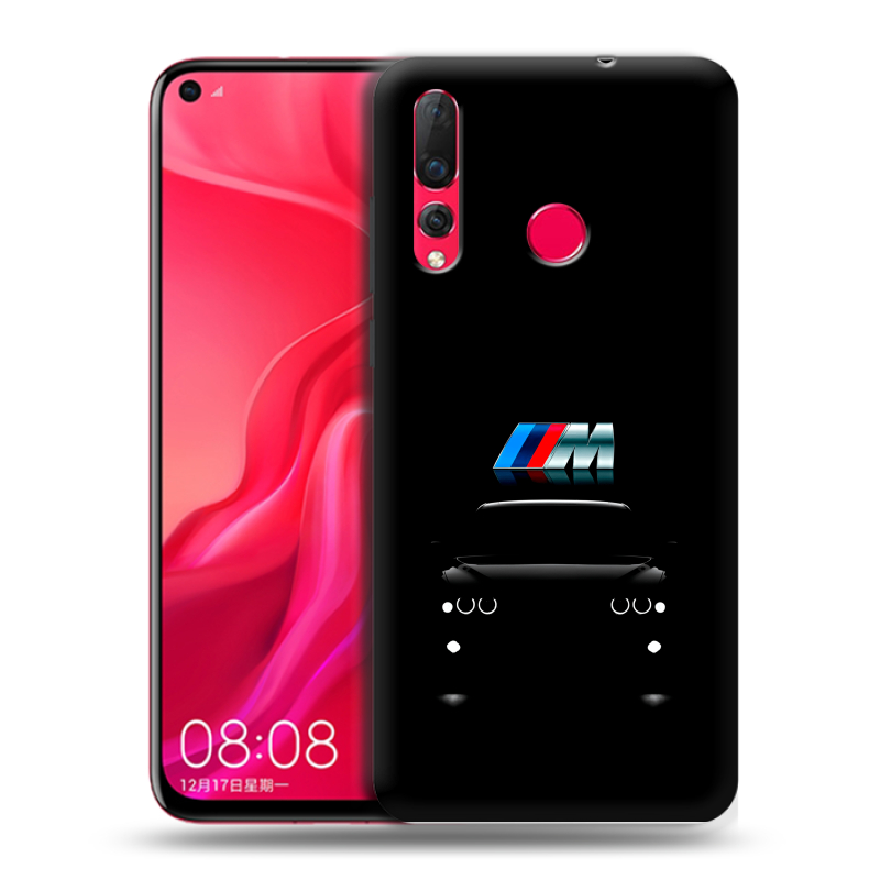 Силиконовый чехол на Huawei Nova 4 с принтом БМВ BMW Силиконовый чехол на Huawei Nova 4 с принтом БМВ BMW