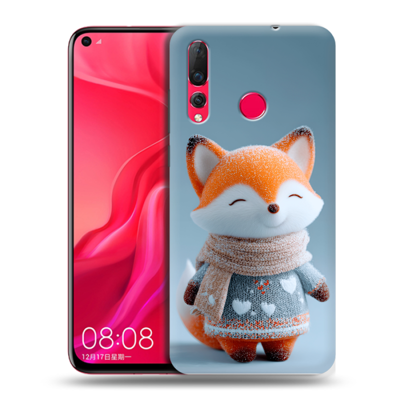 Пластиковый чехол на Huawei Nova 4 с принтом Лиса Пластиковый чехол на Huawei Nova 4 с принтом Лиса