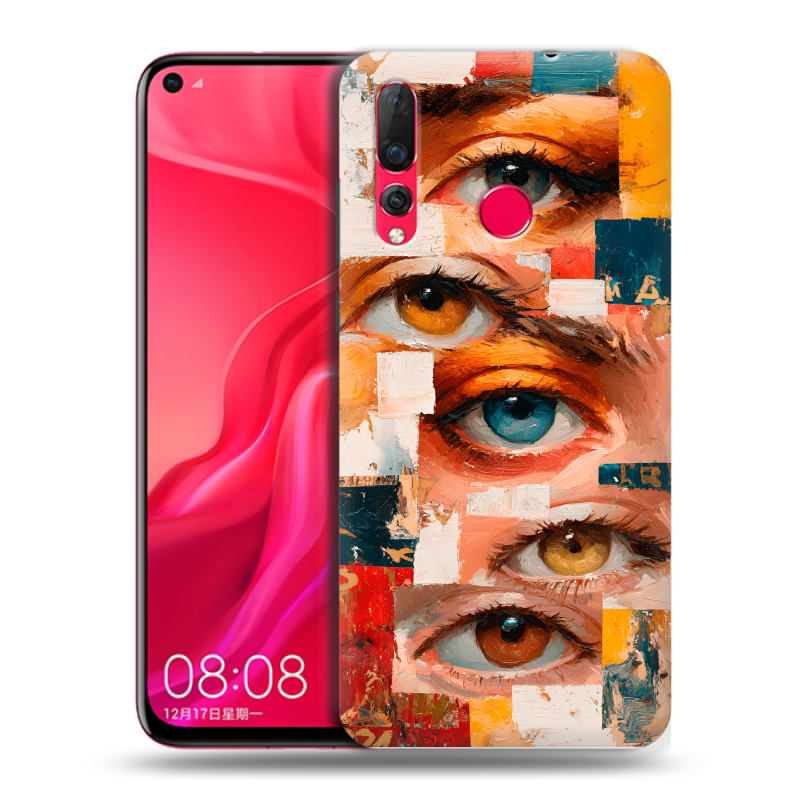 Пластиковый чехол на Huawei Nova 4 с принтом Модный принт Пластиковый чехол на Huawei Nova 4 с принтом Модный принт