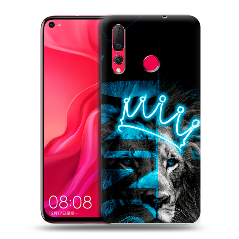 Силиконовый чехол на Huawei Nova 4 с принтом Король лев Силиконовый чехол на Huawei Nova 4 с принтом Король лев