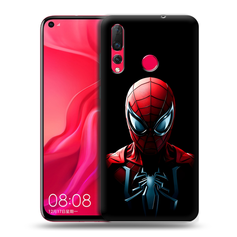 Пластиковый чехол на Huawei Nova 4 с принтом Spiderman Человек паук Пластиковый чехол на Huawei Nova 4 с принтом Spiderman Человек паук