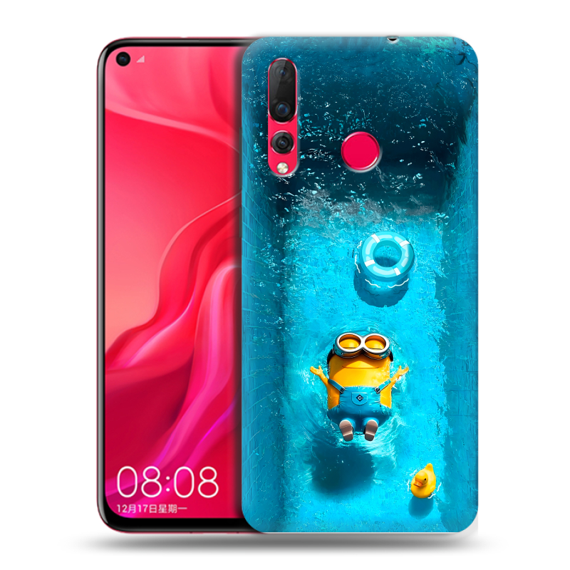 Пластиковый чехол на Huawei Nova 4 с принтом Миньоны Пластиковый чехол на Huawei Nova 4 с принтом Миньоны