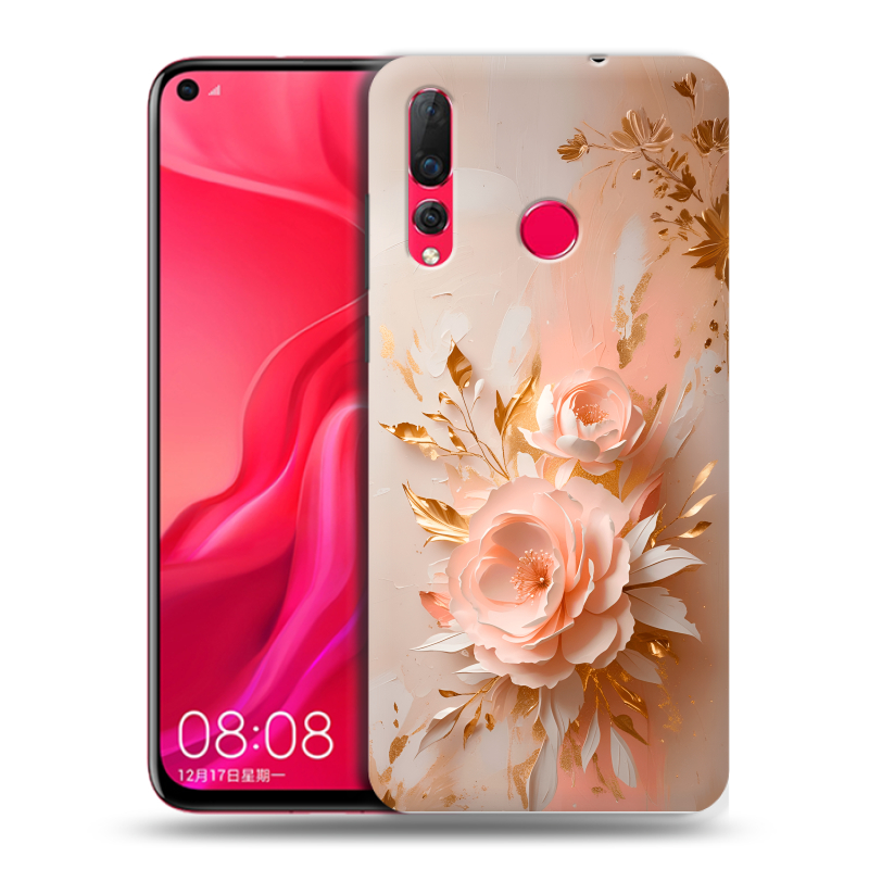 Силиконовый чехол на Huawei Nova 4 с принтом женский Силиконовый чехол на Huawei Nova 4 с принтом женский