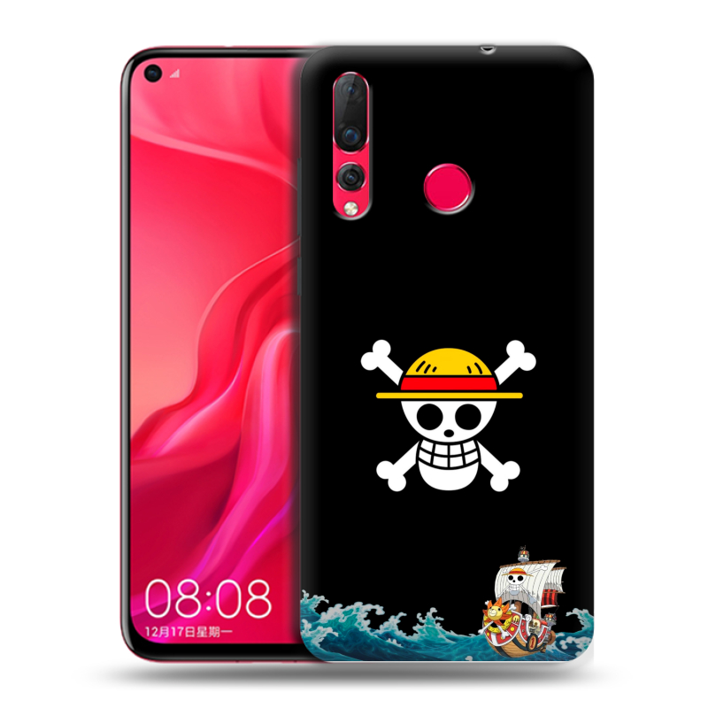 Силиконовый чехол на Huawei Nova 4 с принтом One Piece Ван Пис Силиконовый чехол на Huawei Nova 4 с принтом One Piece Ван Пис