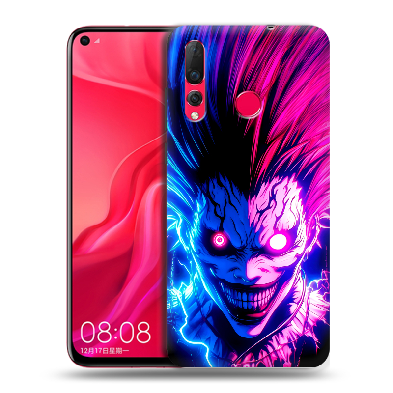 Пластиковый чехол на Huawei Nova 4 с принтом Death note Тетрадь смерти Пластиковый чехол на Huawei Nova 4 с принтом Death note Тетрадь смерти