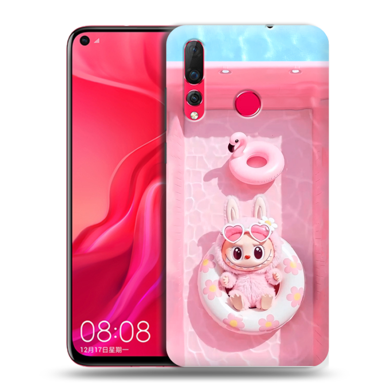 Силиконовый чехол на Huawei Nova 4 с принтом Labubu Лабубу Силиконовый чехол на Huawei Nova 4 с принтом Labubu Лабубу