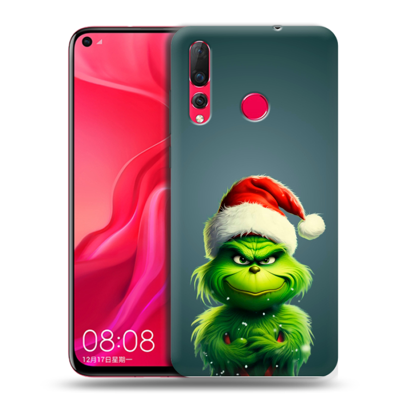 Пластиковый чехол на Huawei Nova 4 с принтом Новый год Пластиковый чехол на Huawei Nova 4 с принтом Новый год