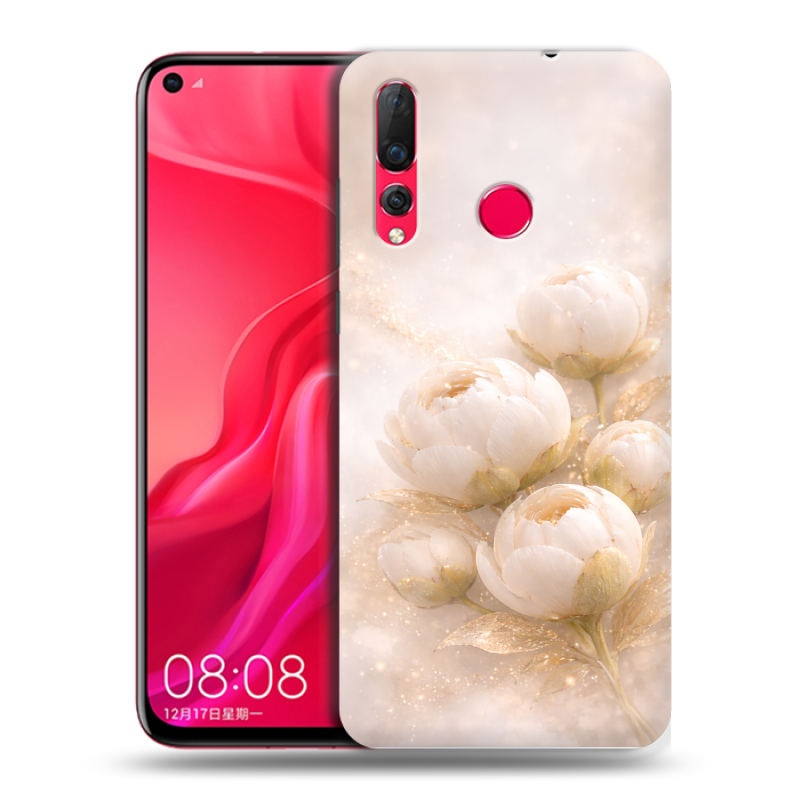 Пластиковый чехол на Huawei Nova 4 с принтом женский Пластиковый чехол на Huawei Nova 4 с принтом женский