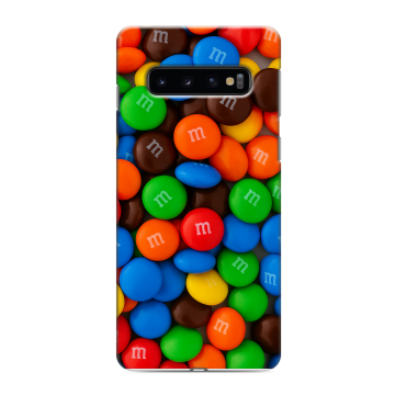 Силиконовый противоударный чехол на Samsung Galaxy S10 с принтом Конфеты