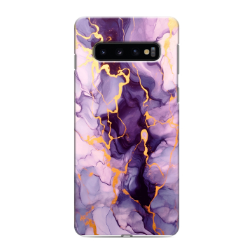 Силиконовый противоударный чехол на Samsung Galaxy S10 с принтом Мрамор Силиконовый противоударный чехол на Samsung Galaxy S10 с принтом Мрамор