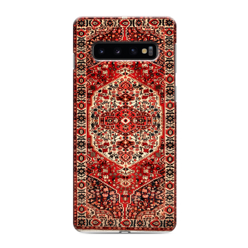 Силиконовый противоударный чехол на Samsung Galaxy S10 с принтом Ковер