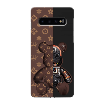Силиконовый противоударный чехол на Samsung Galaxy S10 с принтом Луи робот Силиконовый противоударный чехол на Samsung Galaxy S10 с принтом Луи робот