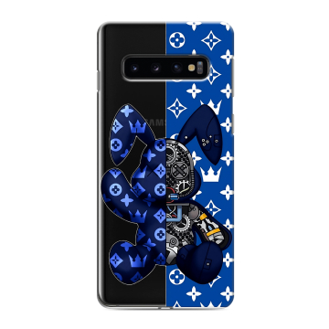 Силиконовый противоударный чехол на Samsung Galaxy S10 с принтом Луи робот Силиконовый противоударный чехол на Samsung Galaxy S10 с принтом Луи робот