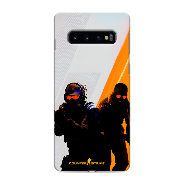 Силиконовый противоударный чехол на Samsung Galaxy S10 с принтом Контер страйк Counter strike Силиконовый противоударный чехол на Samsung Galaxy S10 с принтом Контер страйк Counter strike