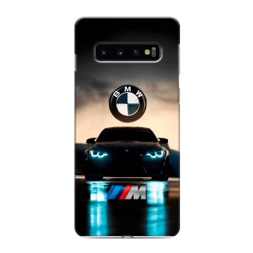 Силиконовый противоударный чехол на Samsung Galaxy S10 с принтом БМВ BMW Силиконовый противоударный чехол на Samsung Galaxy S10 с принтом БМВ BMW