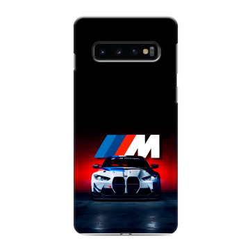 Силиконовый противоударный чехол на Samsung Galaxy S10 с принтом БМВ BMW Силиконовый противоударный чехол на Samsung Galaxy S10 с принтом БМВ BMW