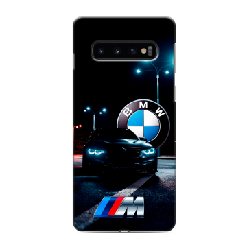 Силиконовый противоударный чехол на Samsung Galaxy S10 с принтом БМВ BMW Силиконовый противоударный чехол на Samsung Galaxy S10 с принтом БМВ BMW