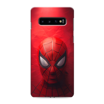 Силиконовый противоударный чехол на Samsung Galaxy S10 с принтом Spiderman Человек паук Силиконовый противоударный чехол на Samsung Galaxy S10 с принтом Spiderman Человек паук