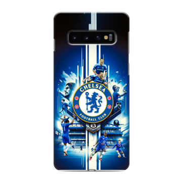 Силиконовый противоударный чехол на Samsung Galaxy S10 с принтом Chelsea Челси Силиконовый противоударный чехол на Samsung Galaxy S10 с принтом Chelsea Челси