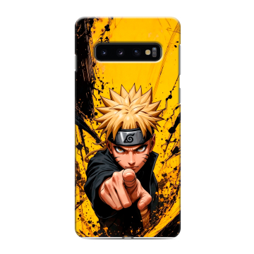 Силиконовый противоударный чехол на Samsung Galaxy S10 с принтом Naruto Наруто Силиконовый противоударный чехол на Samsung Galaxy S10 с принтом Naruto Наруто