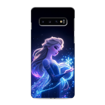Силиконовый противоударный чехол на Samsung Galaxy S10 с принтом Холодное сердце Frozen Силиконовый противоударный чехол на Samsung Galaxy S10 с принтом Холодное сердце Frozen