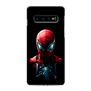 Силиконовый противоударный чехол на Samsung Galaxy S10 с принтом Spiderman Человек паук