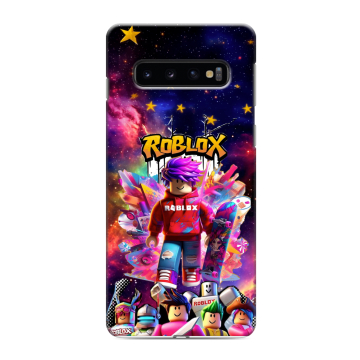 Силиконовый противоударный чехол на Samsung Galaxy S10 с принтом Roblox Роблокс Силиконовый противоударный чехол на Samsung Galaxy S10 с принтом Roblox Роблокс