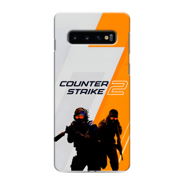 Силиконовый противоударный чехол на Samsung Galaxy S10 с принтом Counter Strike Силиконовый противоударный чехол на Samsung Galaxy S10 с принтом Counter Strike