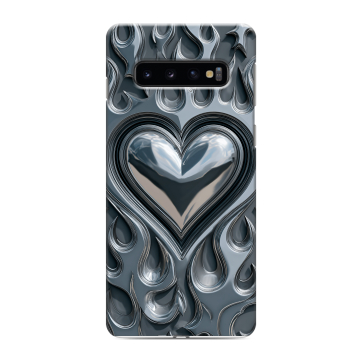 Силиконовый противоударный чехол на Samsung Galaxy S10 с принтом Y2K Силиконовый противоударный чехол на Samsung Galaxy S10 с принтом Y2K