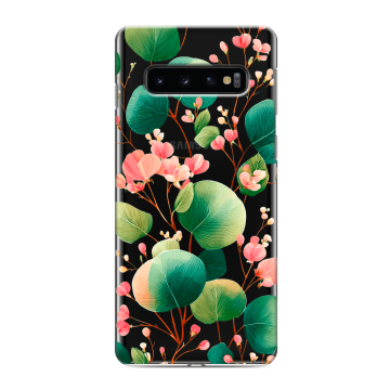 Силиконовый противоударный чехол на Samsung Galaxy S10 с принтом женский Силиконовый противоударный чехол на Samsung Galaxy S10 с принтом женский