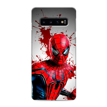 Силиконовый противоударный чехол на Samsung Galaxy S10 с принтом Spiderman Человек паук Силиконовый противоударный чехол на Samsung Galaxy S10 с принтом Spiderman Человек паук