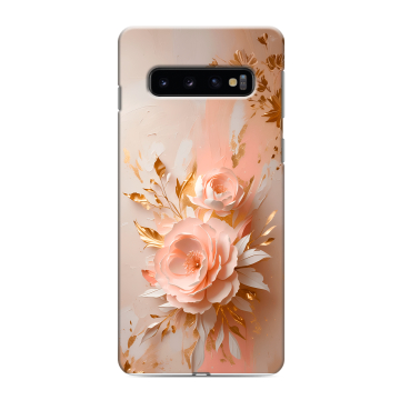 Силиконовый противоударный чехол на Samsung Galaxy S10 с принтом женский Силиконовый противоударный чехол на Samsung Galaxy S10 с принтом женский