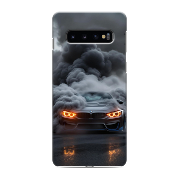 Силиконовый противоударный чехол на Samsung Galaxy S10 с принтом BMW БМВ Силиконовый противоударный чехол на Samsung Galaxy S10 с принтом BMW БМВ