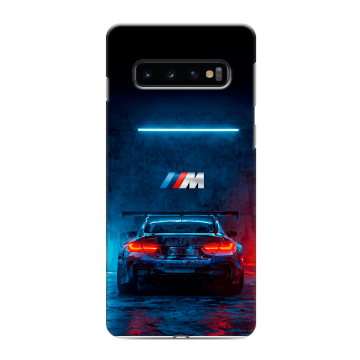 Силиконовый противоударный чехол на Samsung Galaxy S10 с принтом BMW БМВ Силиконовый противоударный чехол на Samsung Galaxy S10 с принтом BMW БМВ