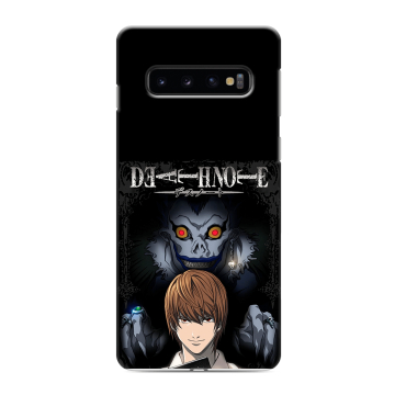 Силиконовый противоударный чехол на Samsung Galaxy S10 с принтом Death note Тетрадь смерти Силиконовый противоударный чехол на Samsung Galaxy S10 с принтом Death note Тетрадь смерти